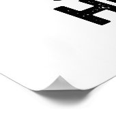 Sweep Hearts Funny Sweet Hearts Broom Pun Poster (Hoek)