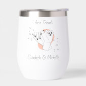 Sweer Pinky Avec Nom Personnalisé Meilleur Ami (Gauche)