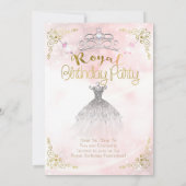 SWEET 13 13e Prinses Roze Sparkle Verjaardagsfeest Kaart (Achterkant)