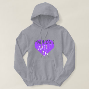 Sweet 16 16e Sweat - shirt à capuche d'anniversair