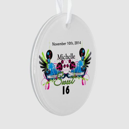 Sweet 16 80's Neon Baskets Date (devant)