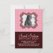 Sweet 16 Anniversaire Carte photo de Bash Invitati (Devant)