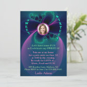 SWEET 16 Anniversaire de plaisir Invitation de fêt (Debout devant)