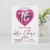 Sweet 16 Anniversaire Fête Invitation (Debout devant)