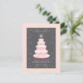 Sweet 16 Anniversaire Fête Invitation (Debout devant)