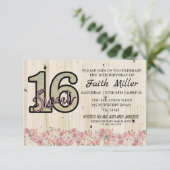 Sweet 16 Anniversaire Invitation (Debout devant)
