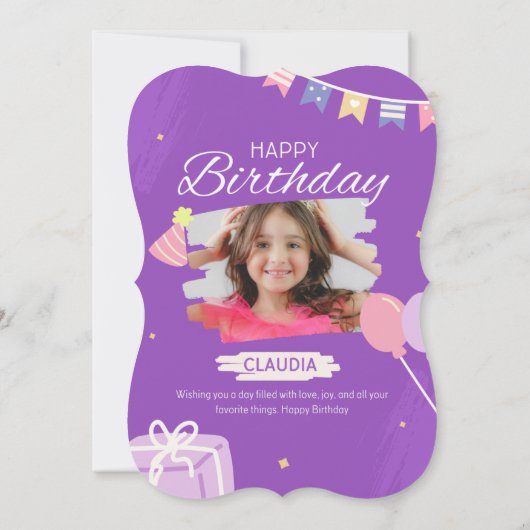 Sweet 16 Anniversaire Invitation (Dos)