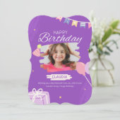 Sweet 16 Anniversaire Invitation (Debout devant)