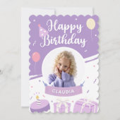 Sweet 16 Anniversaire Invitation (Devant)