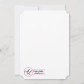 Sweet 16 Anniversaire Invitation Blanc Laver Bois (Dos)