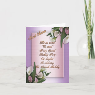 Sweet 16 anniversaire invitation fête