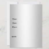 Sweet 16 Anniversaire invitation rose (Dos)