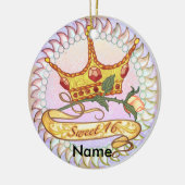 Sweet 16 Anniversaire Princesse ornements (Gauche)