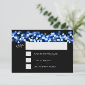 Sweet 16 Anniversaire RSVP Hollywood Glam Blue (Debout devant)