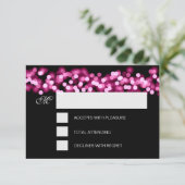 Sweet 16 Anniversaire RSVP Hollywood Glam rose (Debout devant)