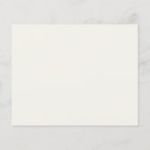 Sweet 16 Beige Bow Waterverf Save the Date (Achterkant)