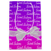Sweet 16 Birthday Bow op Neon Medium Cadeauzakje (Voorkant)