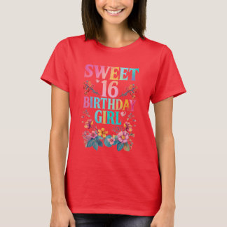 Sweet 16 Birthday Girl T-shirt
