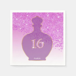 Sweet 16 Blush Geur Roze Paris Boutique Servet