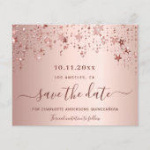 Sweet 16 blush or rose Enregistrer la carte Date (Devant)