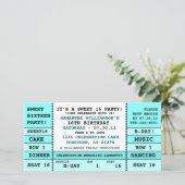 Sweet 16 Carte photo de l'invitation au concert (Debout devant)