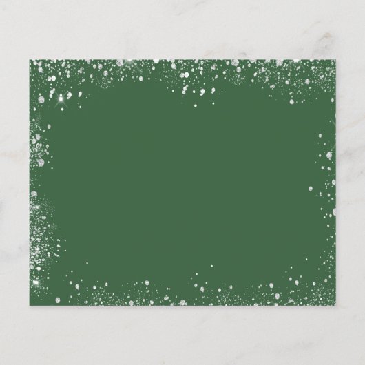 Sweet 16 chasseur vert blanc enregistrer la carte (Dos)