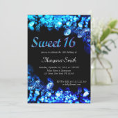 Sweet 16 Diamonds Kaart (Staand voorkant)