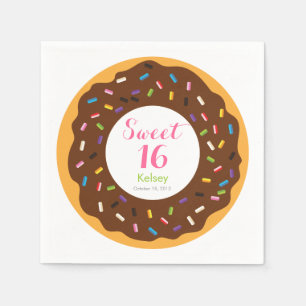 Sweet 16 Donut Servet