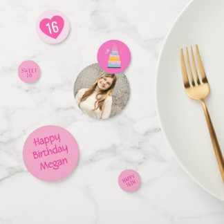 Sweet 16-feest! Tafelconfetti Confetti