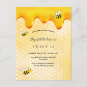 Sweet 16 fête nid d'abeilles bumble invitation (Devant)