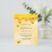Sweet 16 fête nid d'abeilles bumble invitation (Debout devant)