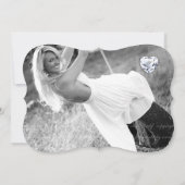 Sweet 16 Fleur Damask Carte photo d'anniversaire (Dos)