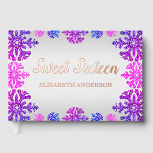 Sweet 16 Flocon de neige hivernal Anniversaire