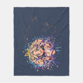 Sweet 16 Gemini Name Fleece Throw Deken (Voorkant)