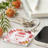 Sweet 16 gepersonaliseerde foto sleutelhanger (Voorkant Rechts)