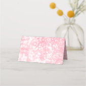 Sweet 16 Glitter Bokeh Lights Custom Place Card (Achterkant)