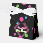 Sweet 16 Glow Party Snoep Favor Box Bedankdoosjes (Voorkant Zijde)