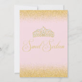 Sweet 16 Gold & Sparling Invitations (Dos)