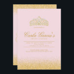Sweet 16 Gold & Sparling Invitations<br><div class="desc">Sweet 16 Gold & Sparling Invitations. Conçu avec des étincelles, de la parties scintillant d'or et une couronne d'or pour un merveilleux Sweet 16 anniversaire. Fabriquée pour des ados spéciaux, cette parties scintillant d'or Sweet 16 invitation sera une introduction fabuleuse à votre journée spéciale. D'autres fournitures de la Sweet 16...</div>