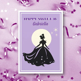 Sweet 16! Happy Birthday Wenskaart Kaart