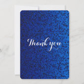 Sweet 16 - Hartelijk dank - blauwe kaart (Achterkant)