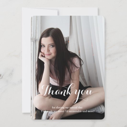 Sweet 16 Hartelijk dank voor uw rode kaart (Voorkant)