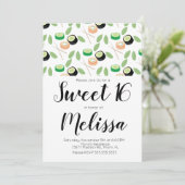 Sweet 16 Hibachi Grill Sushi Rolls Restaurant Kaart (Staand voorkant)