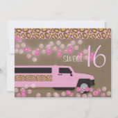 Sweet 16 Invitation (Devant)