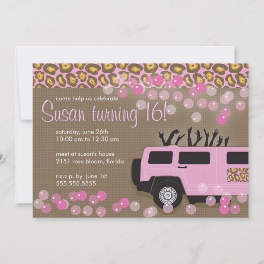 Sweet 16 Invitation (Dos)