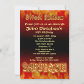 Sweet 16 invitation barbecue (Devant)