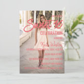 Sweet 16 Invitation Conception Modèle photo person (Debout devant)