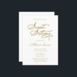 Sweet 16 Invitation Élégante Calligraphie Or<br><div class="desc">Elégante calligraphie or sweet sixteen invitations anniversaire de fête. Facile à personnaliser avec vos détails. Veuillez me contacter par conversation si vous avez des questions sur l'oeuvre ou avez besoin de personnalisation. Vérifiez la collection pour plus d'éléments. VEUILLEZ NOTER : Pour obtenir de l'aide sur les commandes, l'expédition, l'information sur...</div>