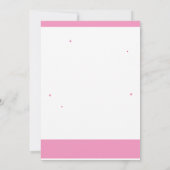 Sweet 16 Invitation Fuchsia rose 16e anniversaire (Dos)