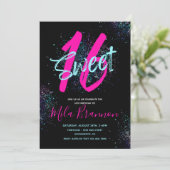 Sweet 16 Invitation | Invitation du 16e anniversai (Debout devant)